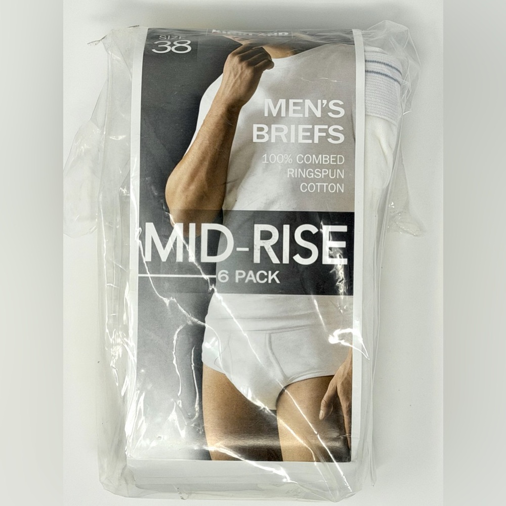 9 Pairs of Men’s Kirkland Briefs - Size 38